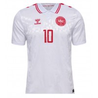 Camisa de time de futebol Dinamarca Christian Eriksen #10 Replicas 2º Equipamento Europeu 2024 Manga Curta